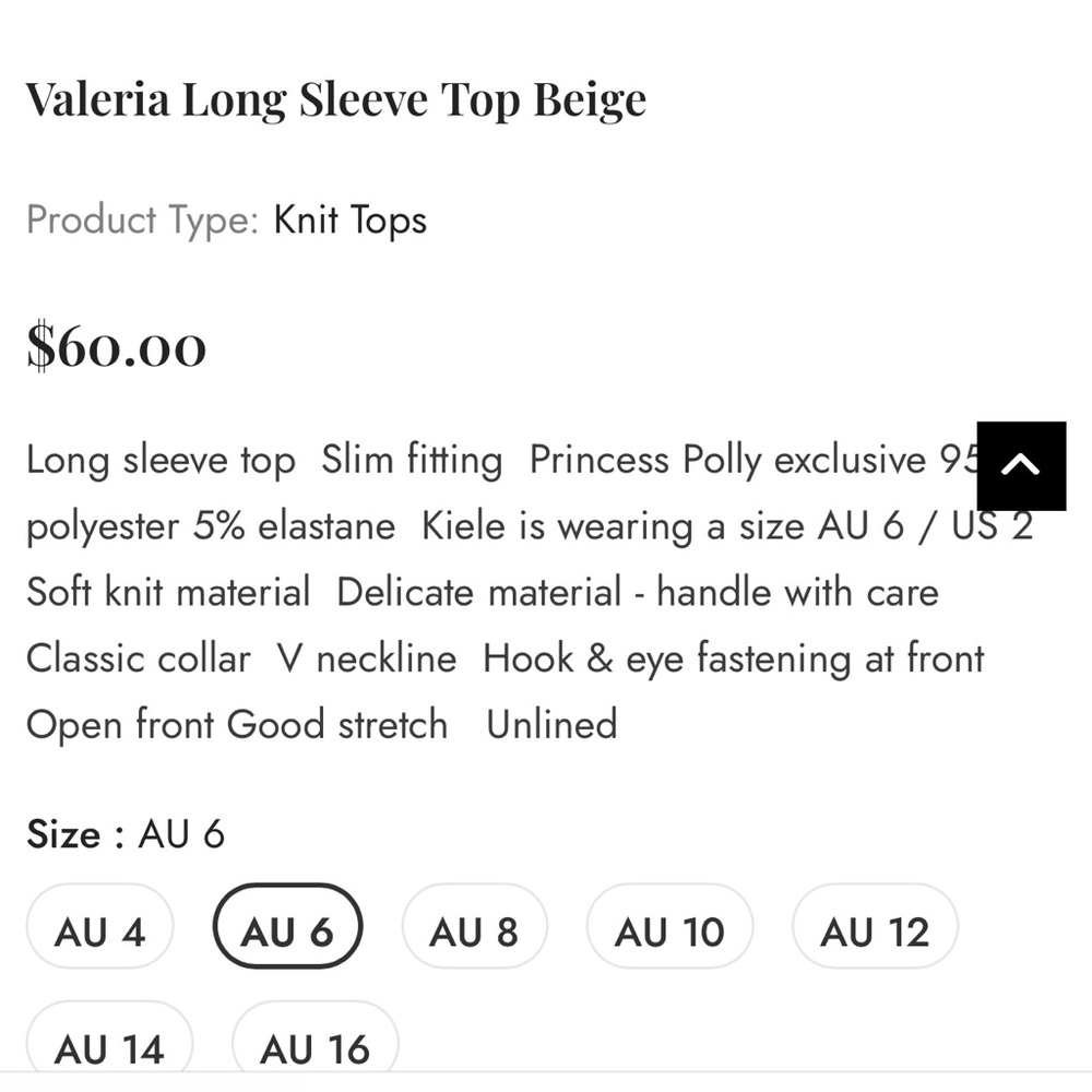 Princess Polly Top - Picture 2 of 2